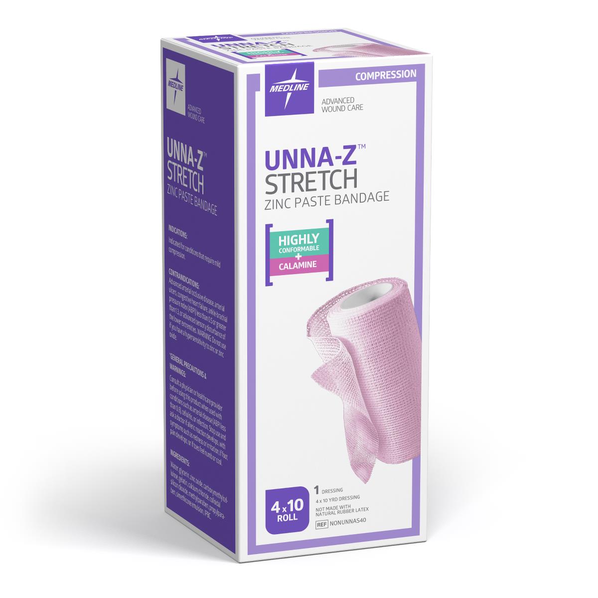 Unna-Z Stretch Zinc Oxide Compression Bandages - BeHope