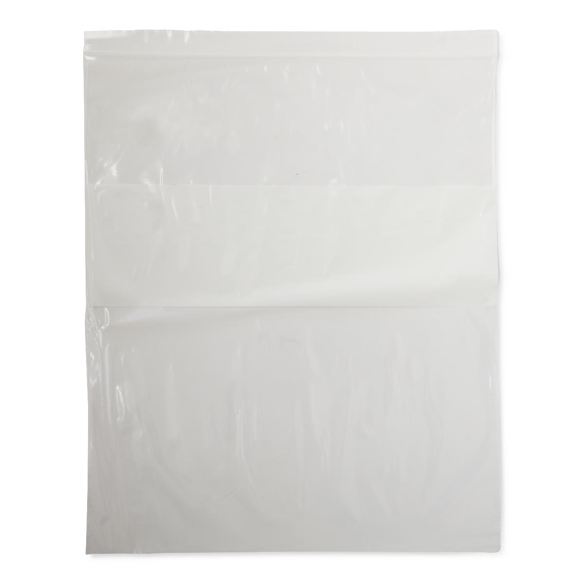 Medline Plastic Zip Closure Bags with White Write-On Block - BeHope