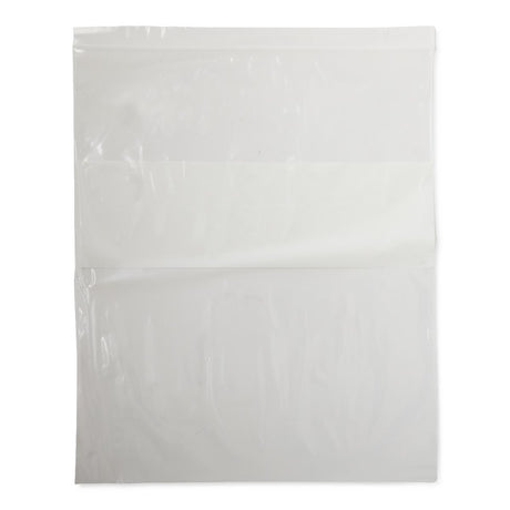 Medline Plastic Zip Closure Bags with White Write-On Block - BeHope