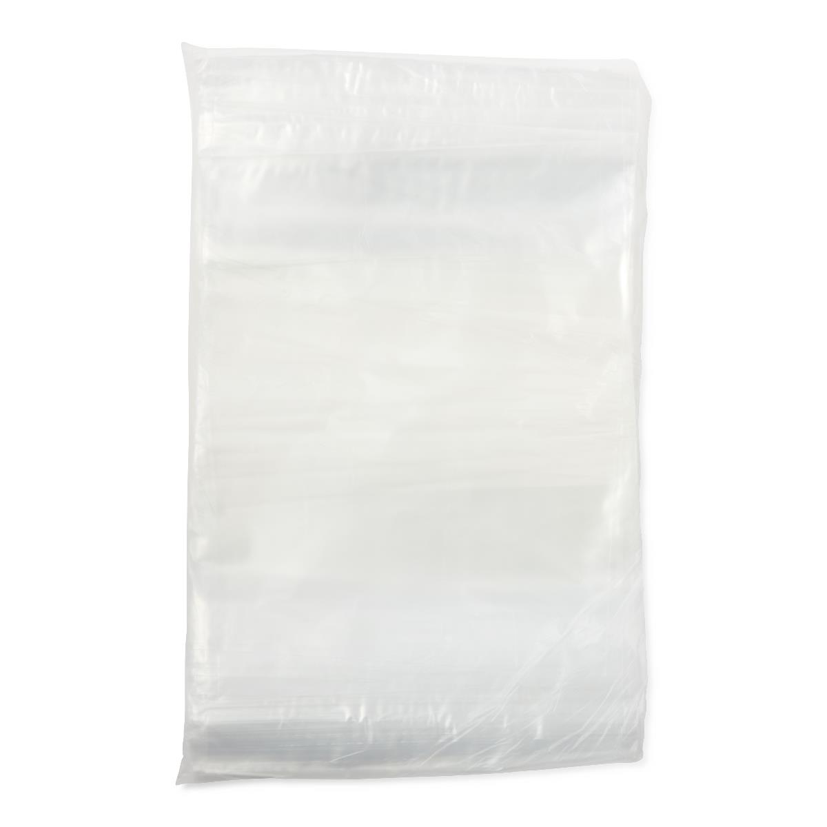 Medline Plastic Zip Closure Bags with White Write-On Block