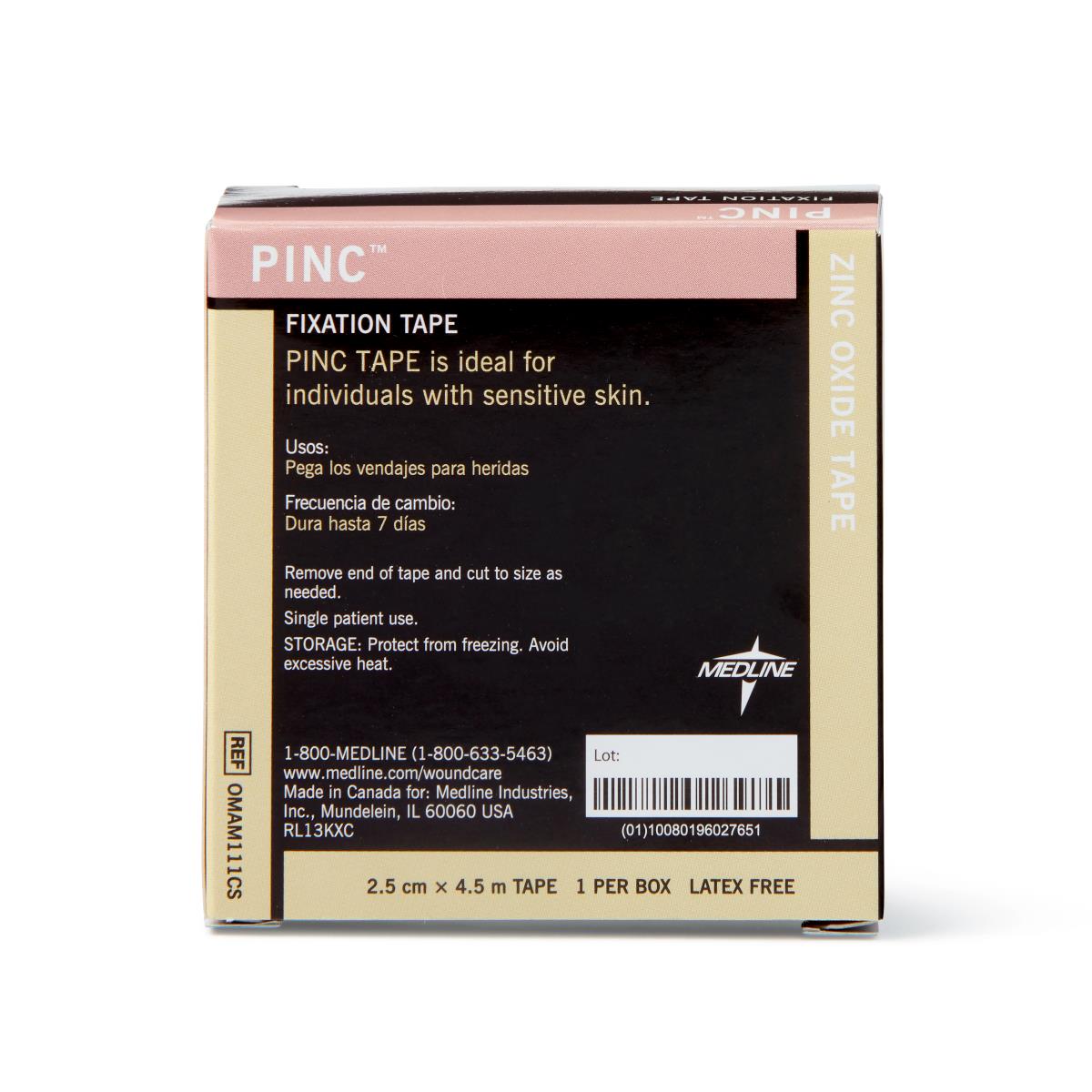 Pinc Zinc Oxide Dressing Fixation Tape - BeHope