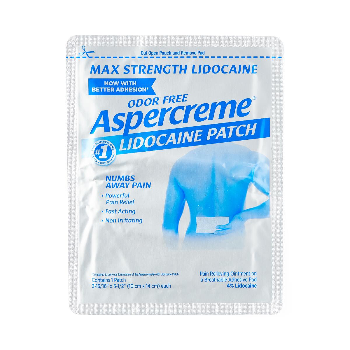 Aspercreme Lidocaine Pain Relieving Patches