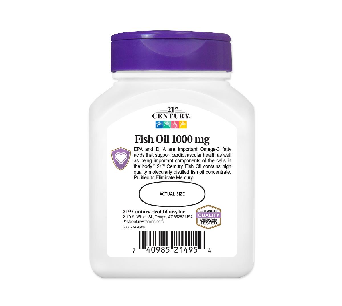 21st Century Fish Oil Softgels
