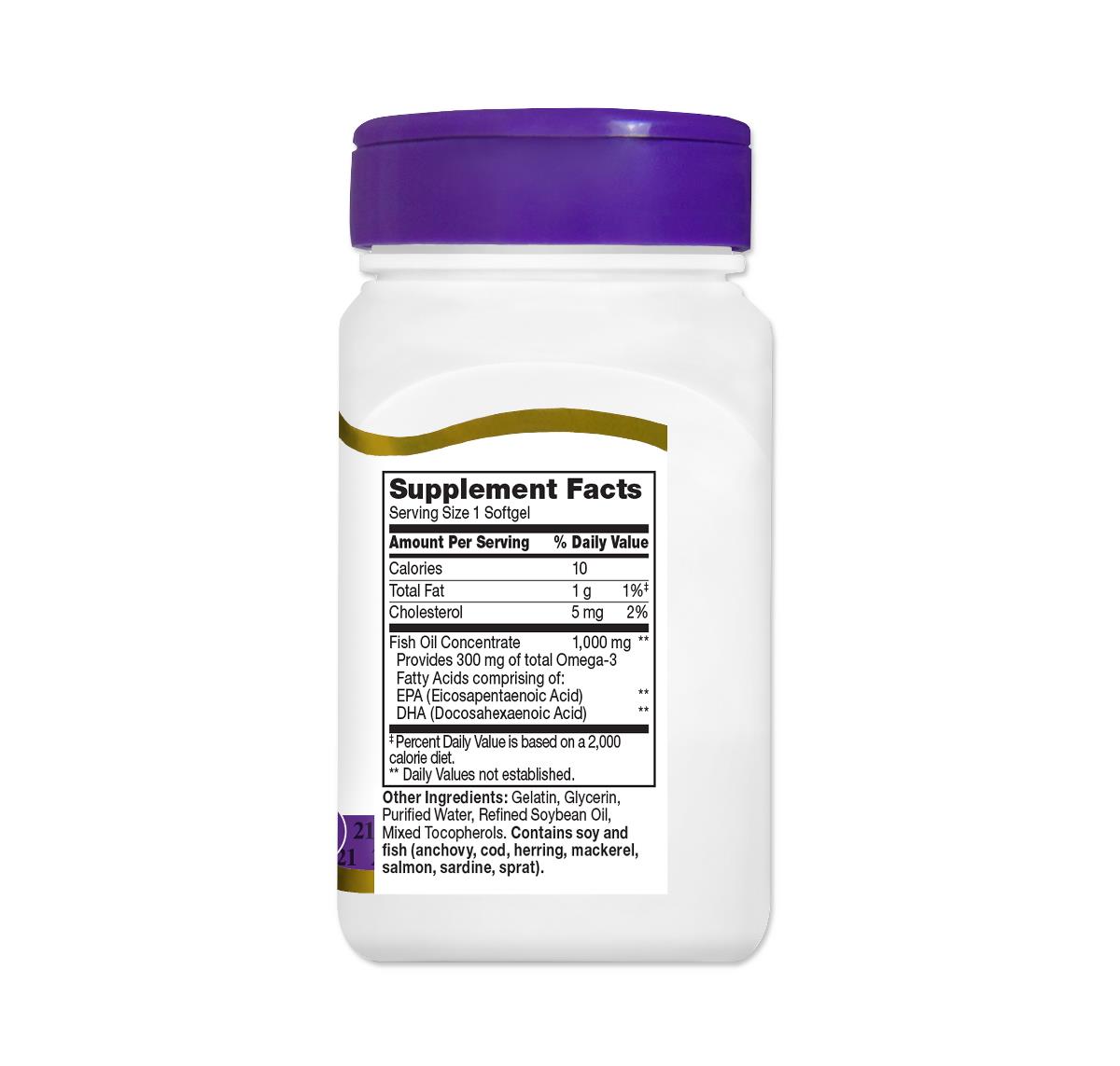 21st Century Fish Oil Softgels