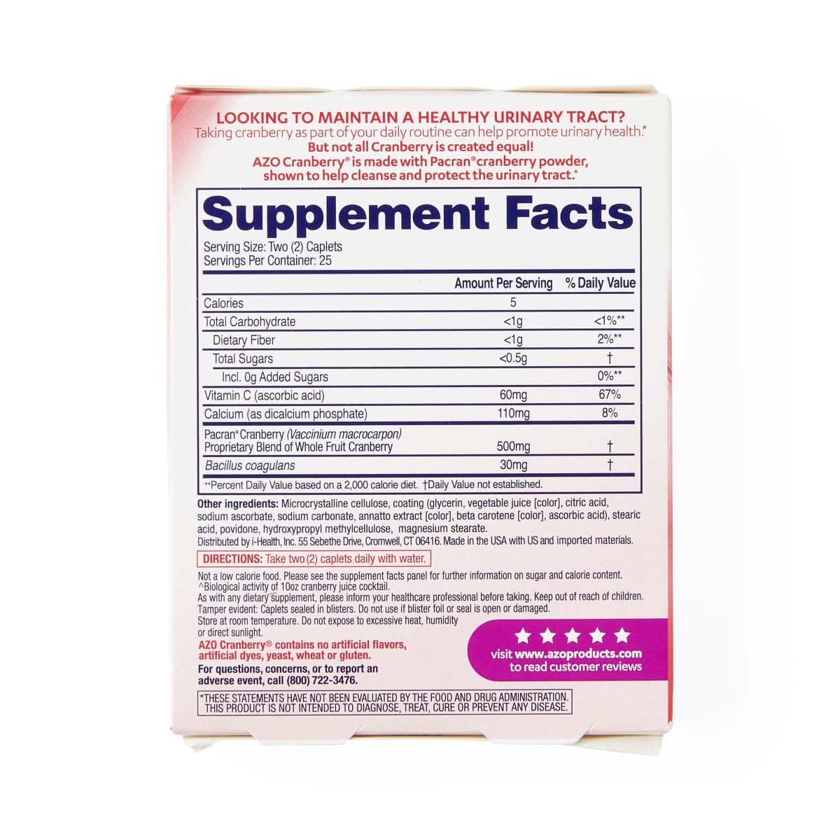 Azo Cranberry Tablets