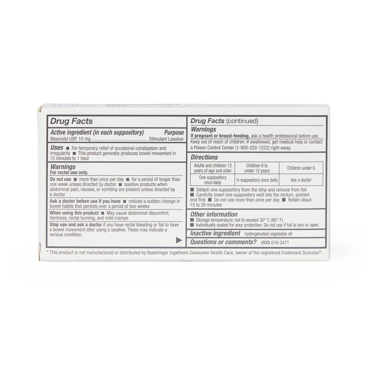 Bisacodyl Suppositories - BeHope