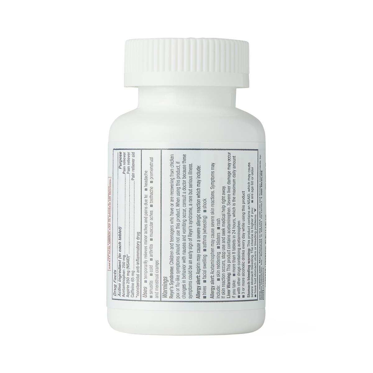 Medline Pain Reliever Plus Tablets - BeHope