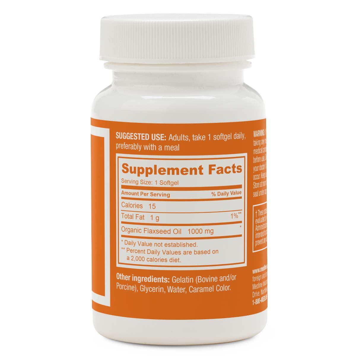 Medline Flaxseed Oil Softgels