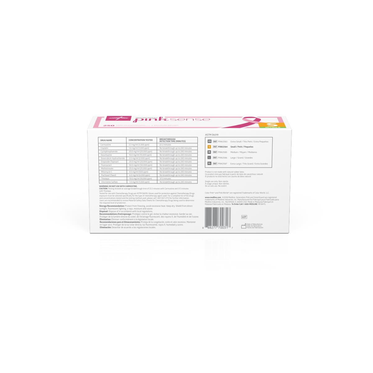 Generation Pink Sense Powder-Free Nitrile Exam Gloves