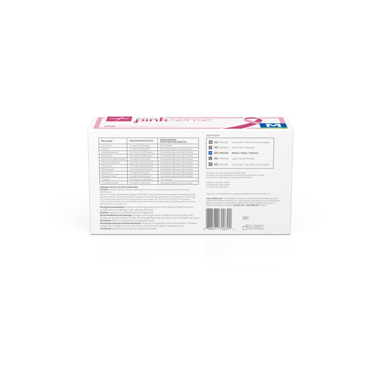 Generation Pink Sense Powder-Free Nitrile Exam Gloves