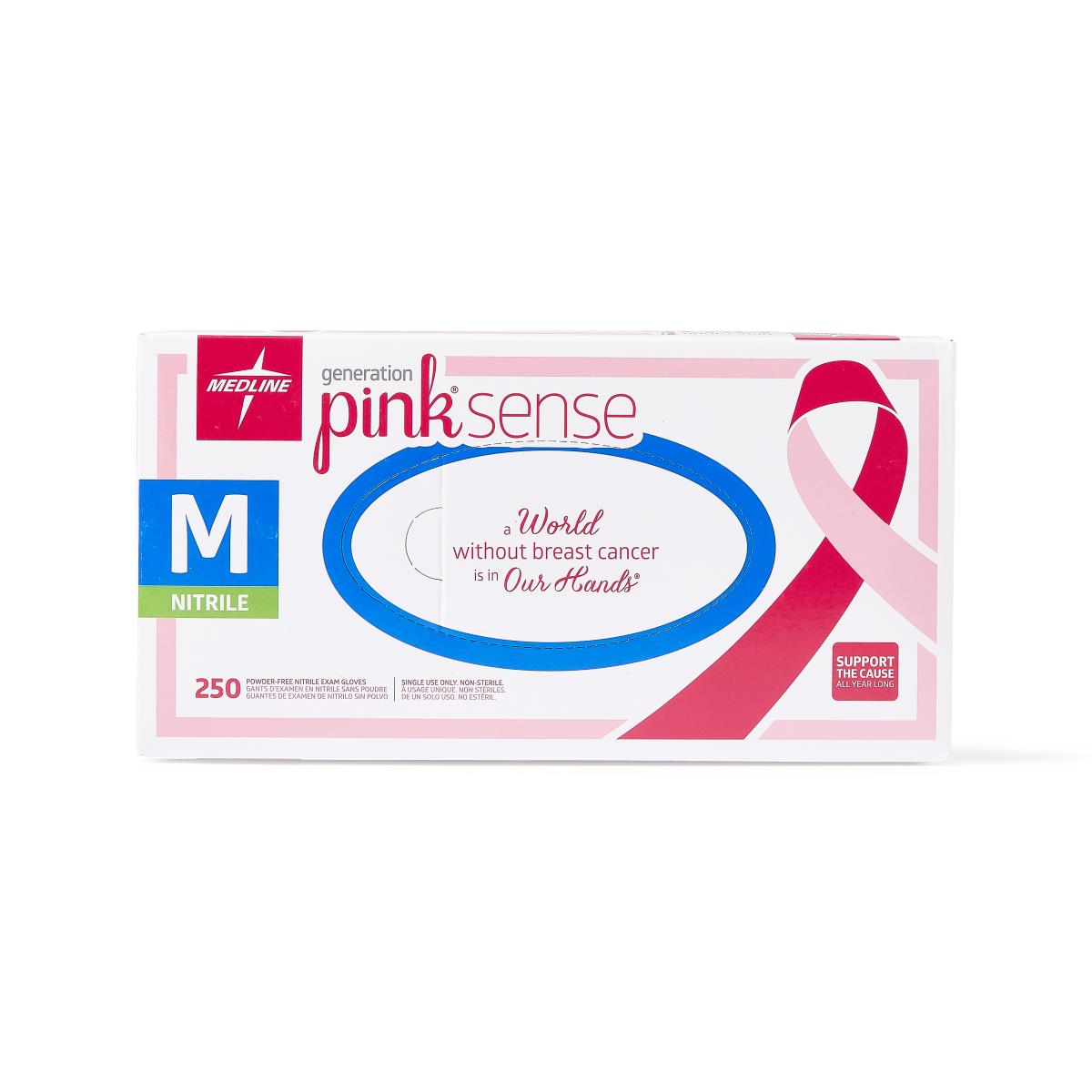 Generation Pink Sense Powder-Free Nitrile Exam Gloves