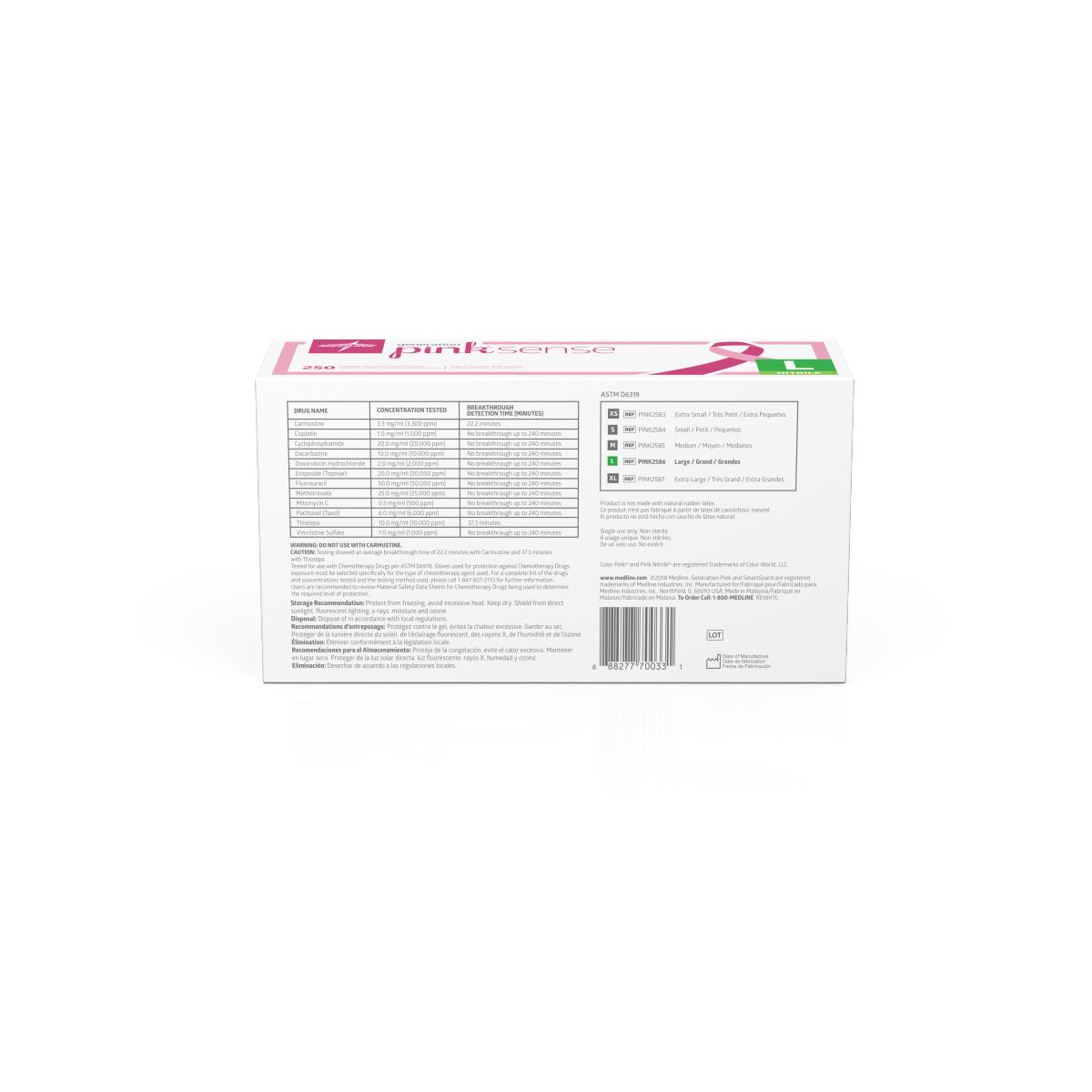 Generation Pink Sense Powder-Free Nitrile Exam Gloves