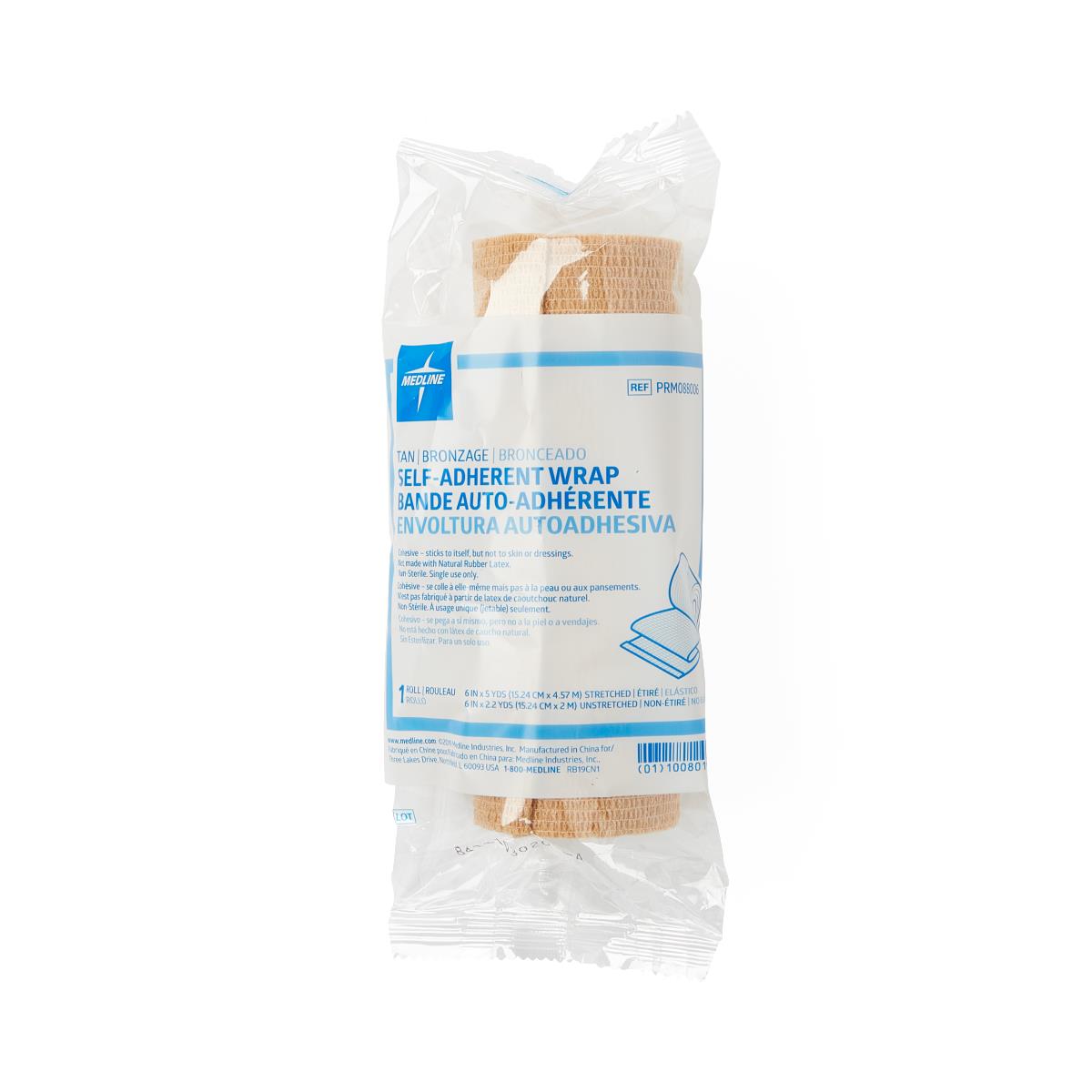 Medline Nonsterile Self-Adherent Wrap