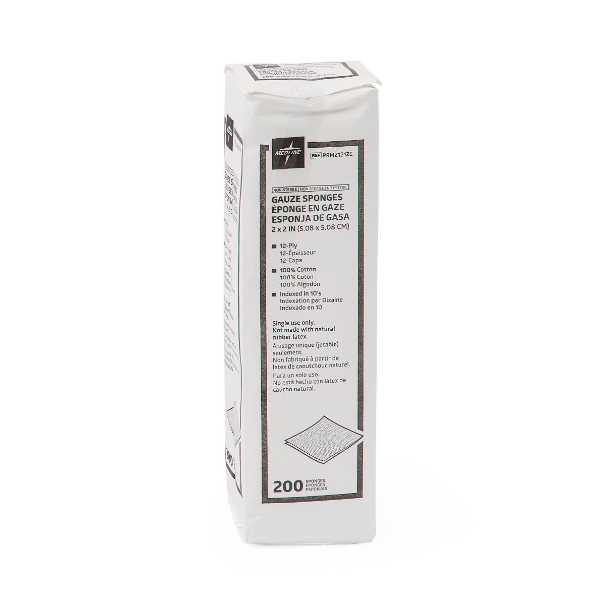 Medline Nonsterile 100% Cotton Woven Gauze Sponges - BeHope