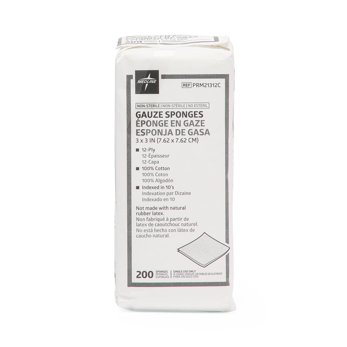 Medline Cotton Woven Gauze Sponges