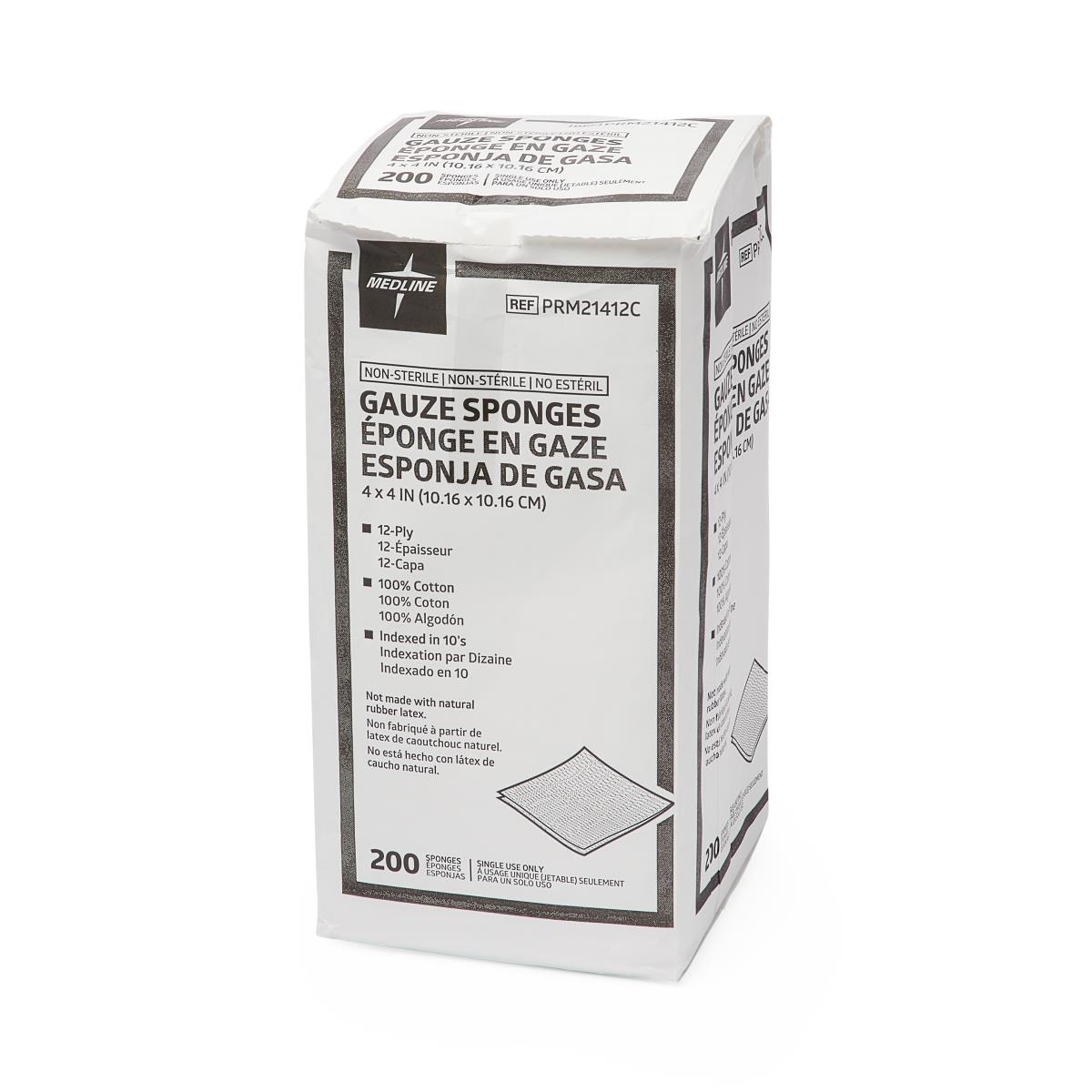 Medline Cotton Woven Gauze Sponges