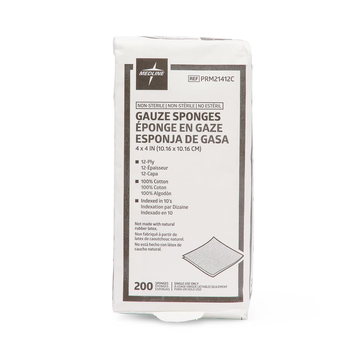 Medline Cotton Woven Gauze Sponges