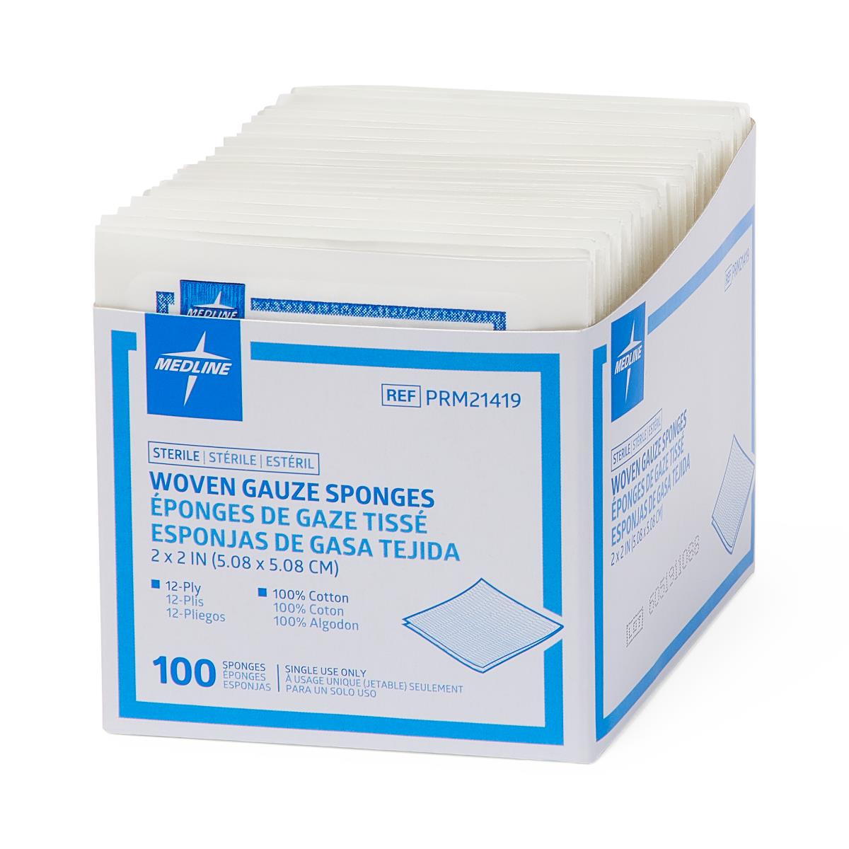 Medline Woven Sterile Gauze Sponges