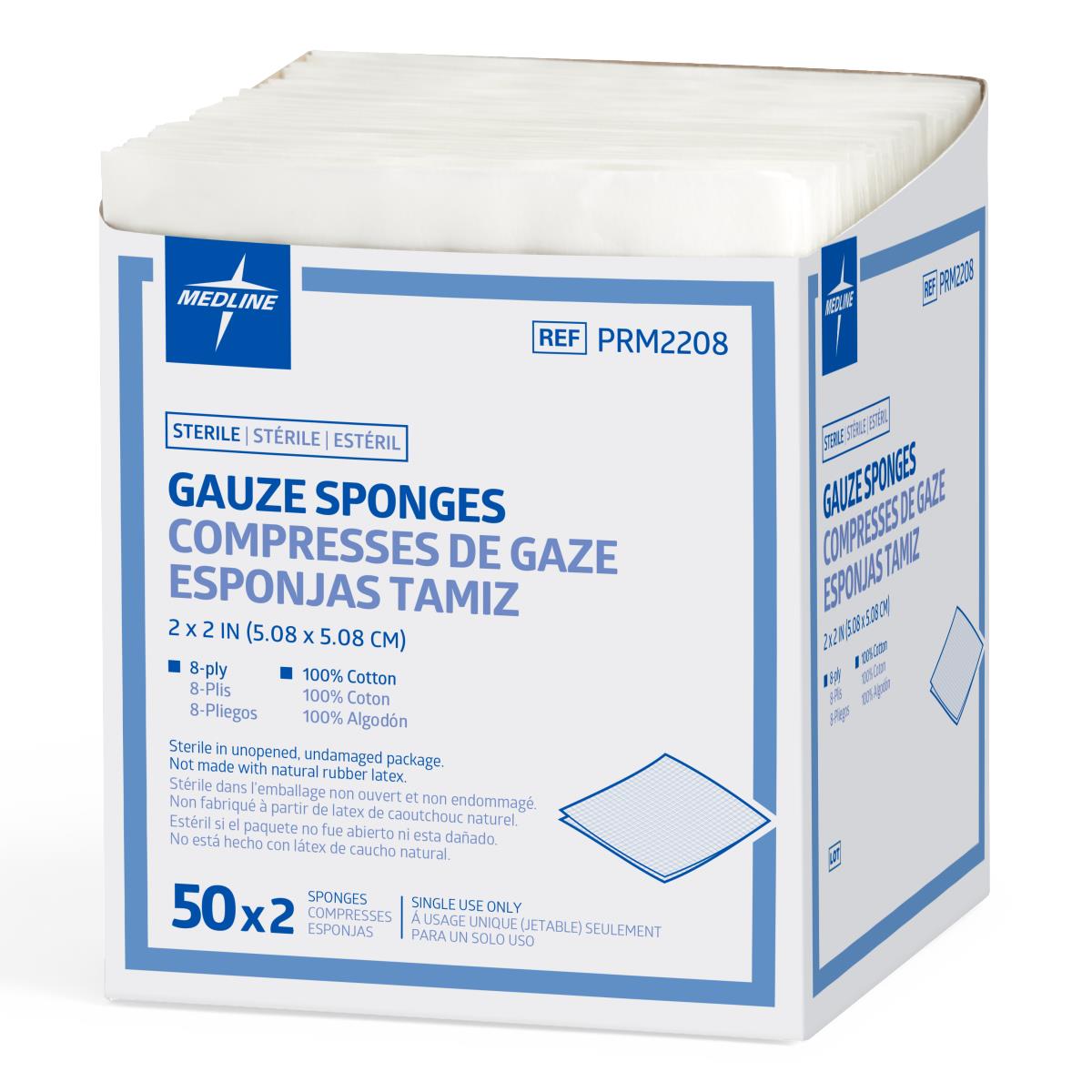 Medline Sterile Woven Gauze Sponges