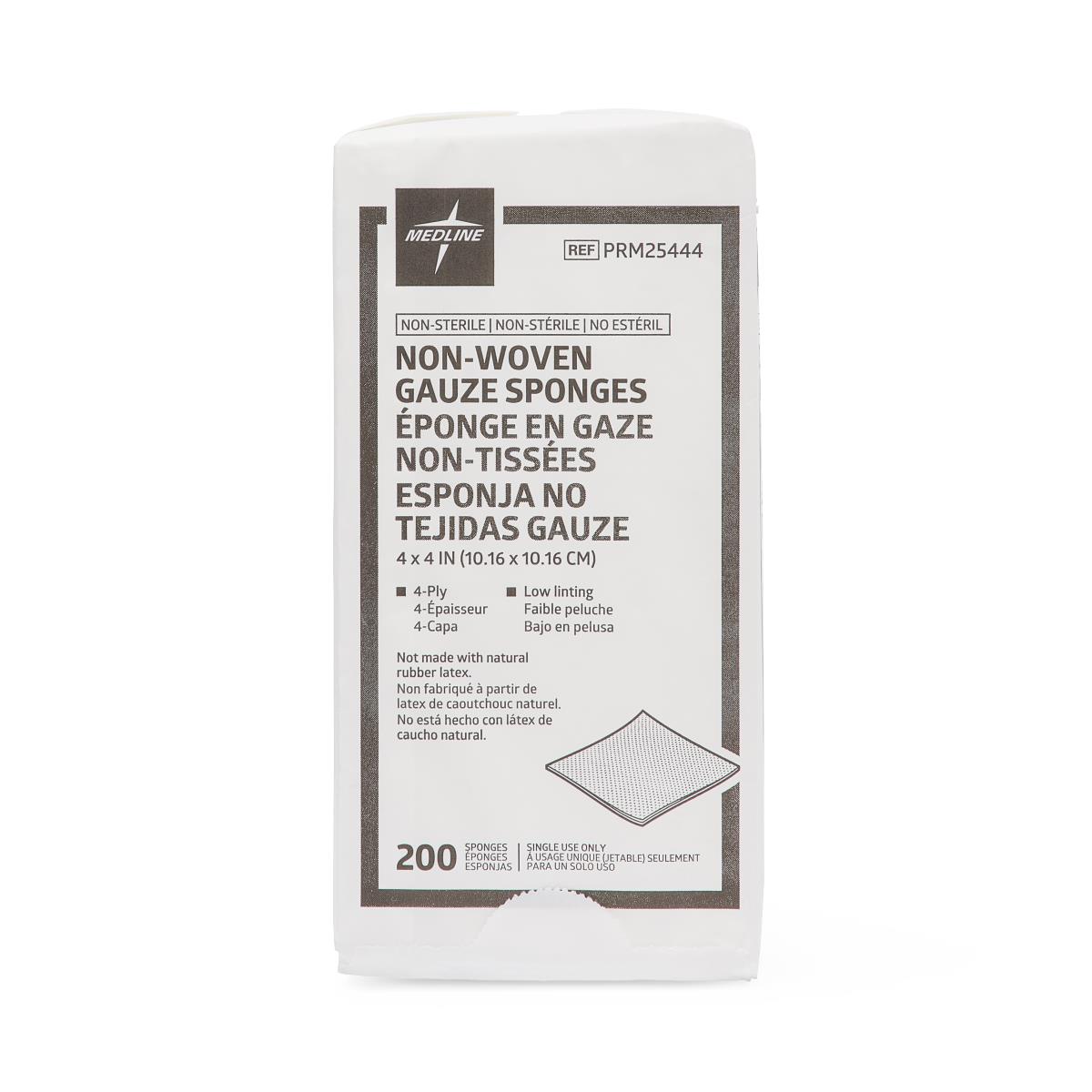 Medline Nonsterile Nonwoven Gauze Sponges