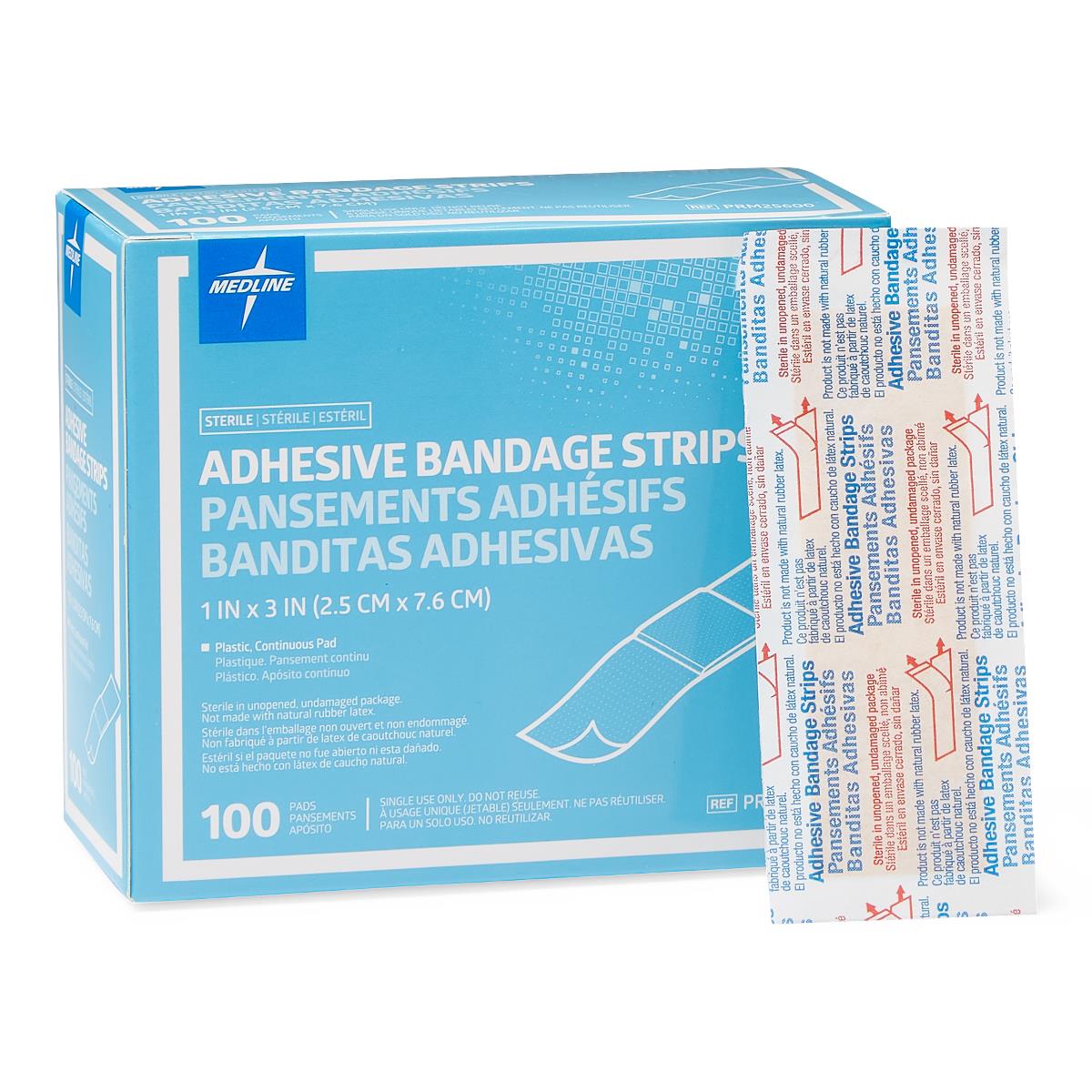 Medline Plastic Adhesive Bandages