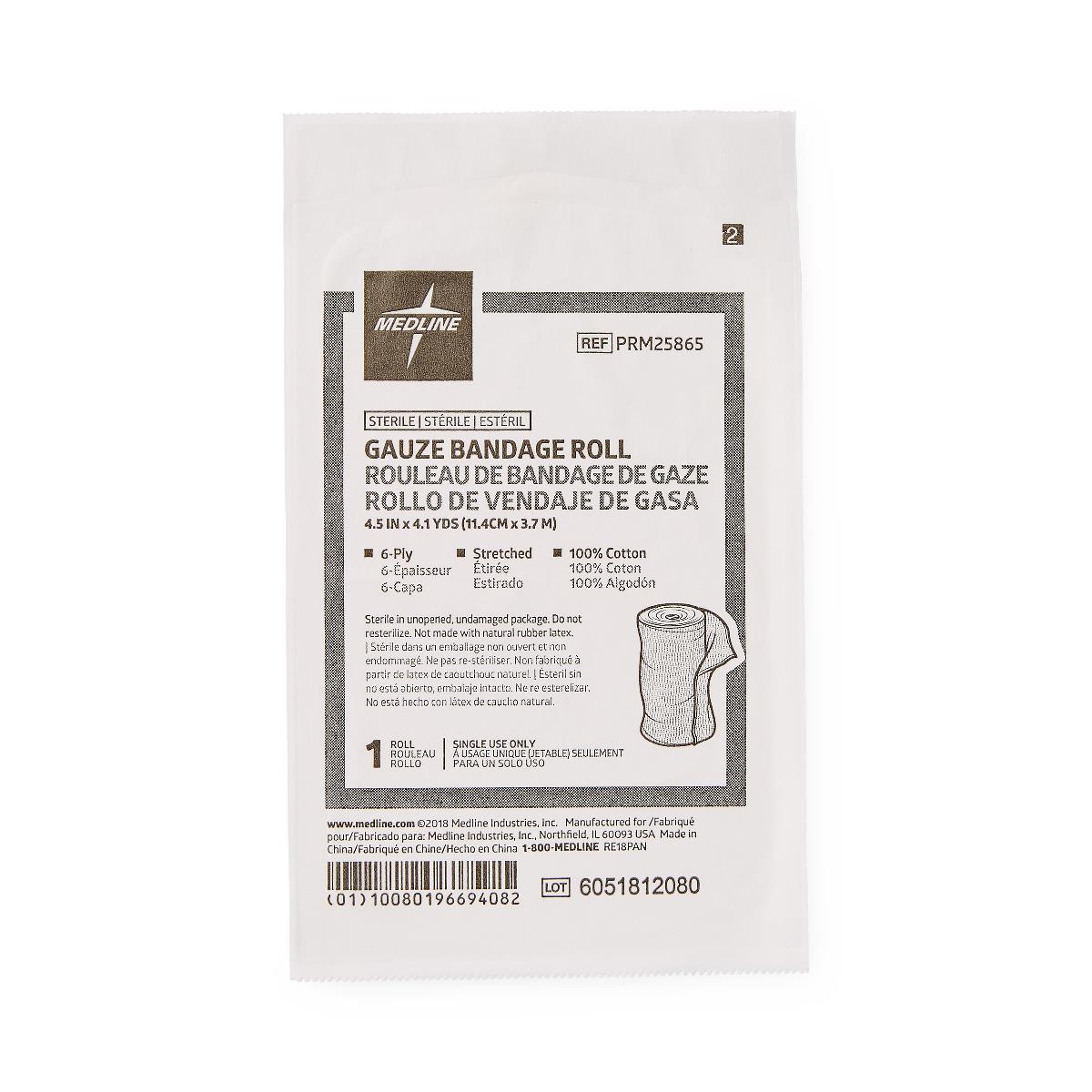 Medline Cotton Gauze Bandage Roll - BeHope