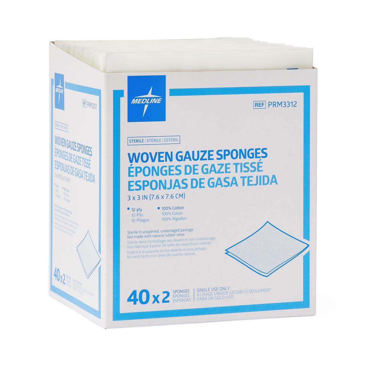 Medline Sterile Woven Gauze Sponges