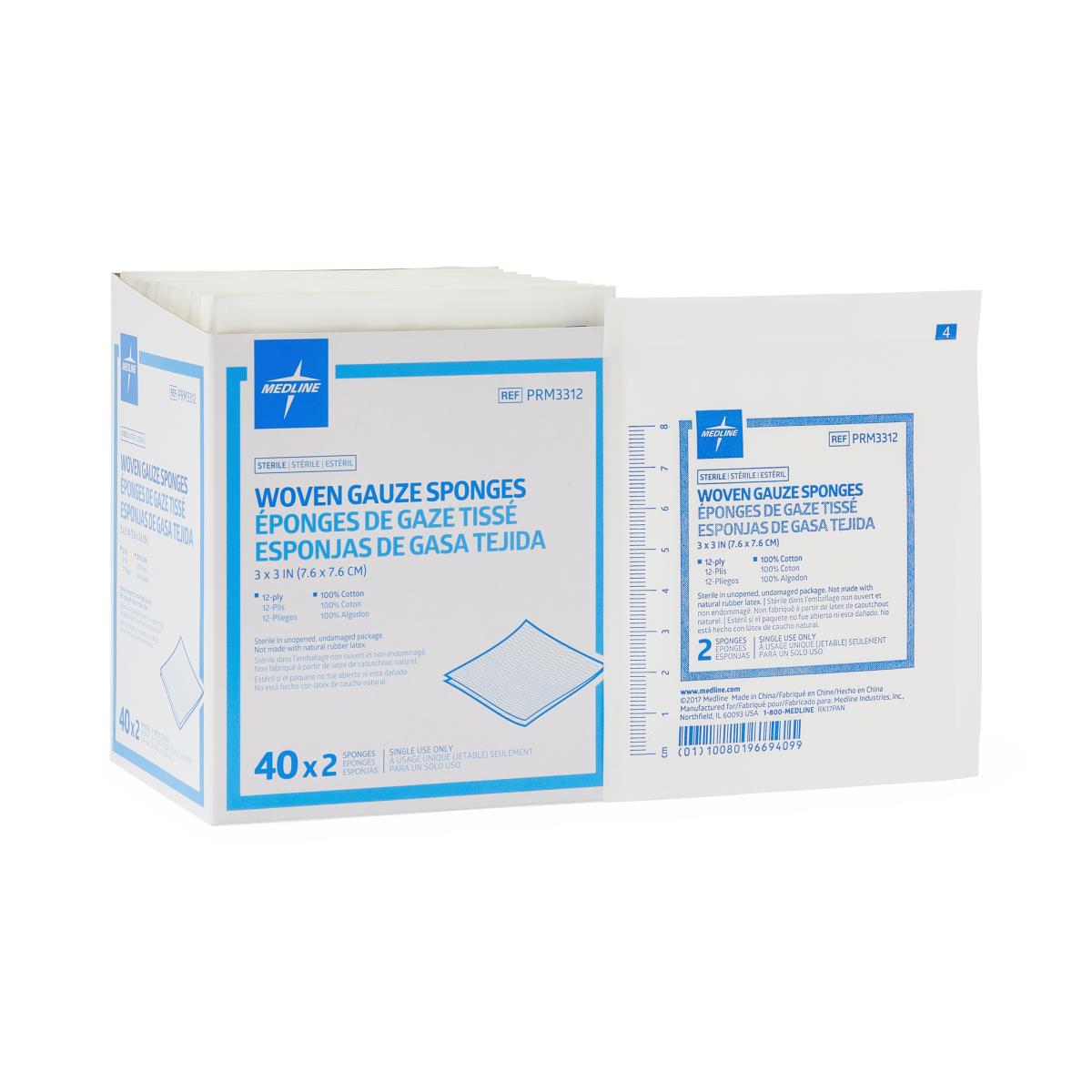 Medline Sterile Woven Gauze Sponges - BeHope
