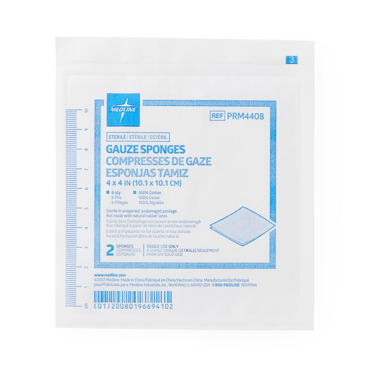 Medline Woven Sterile Gauze Sponges