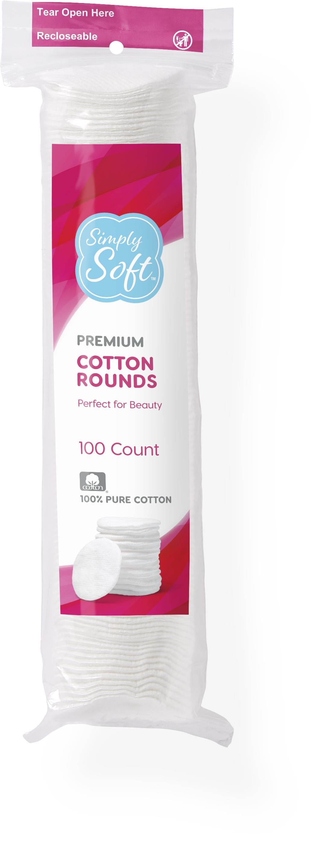 Medline Simply Soft Cotton Rounds - BeHope
