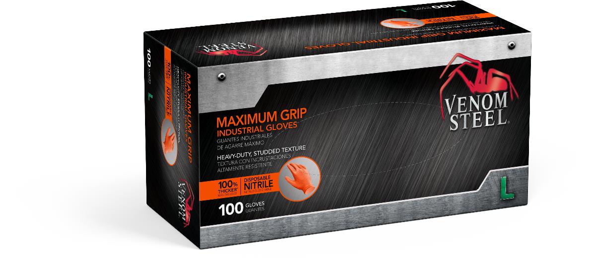 Venom Steel Disposable Two-Layer Nitrile Gloves
