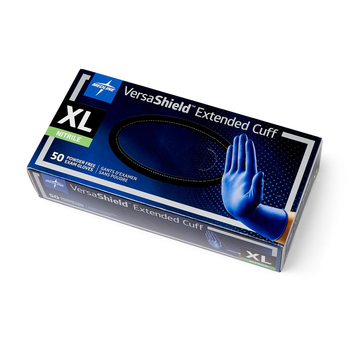 VersaShield Extended Cuff Powder-Free Nitrile Exam Gloves - BeHope
