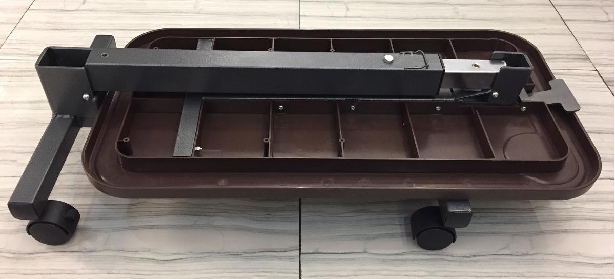 Medline Fold-Flat Overbed Table