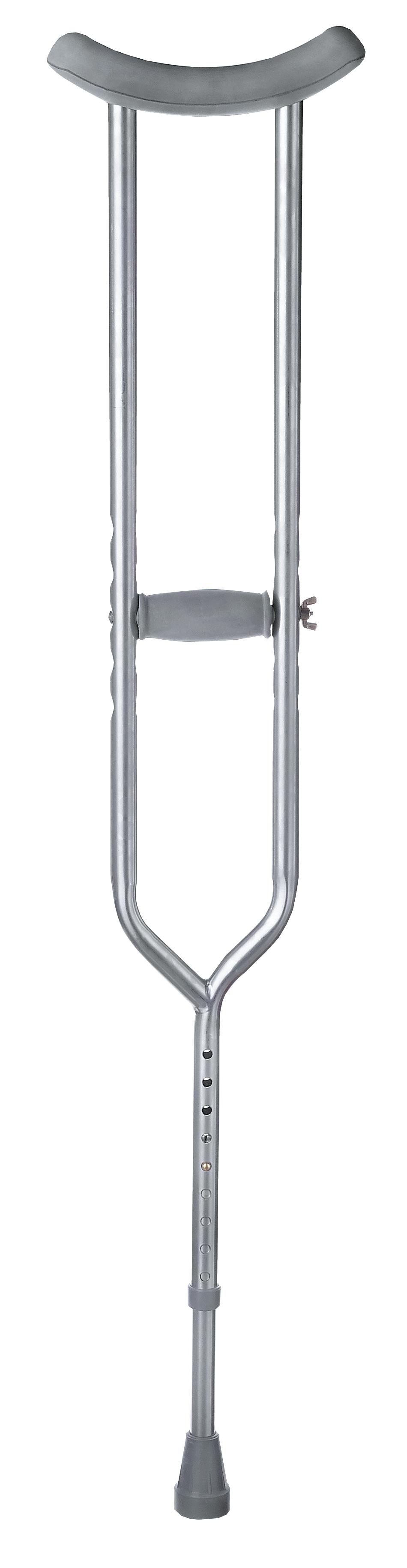 Medline Adult Bariatric Steel Push-Button Crutches