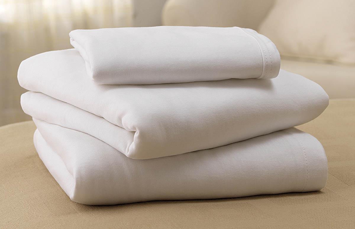 Soft-Fit Knitted Flat Sheets