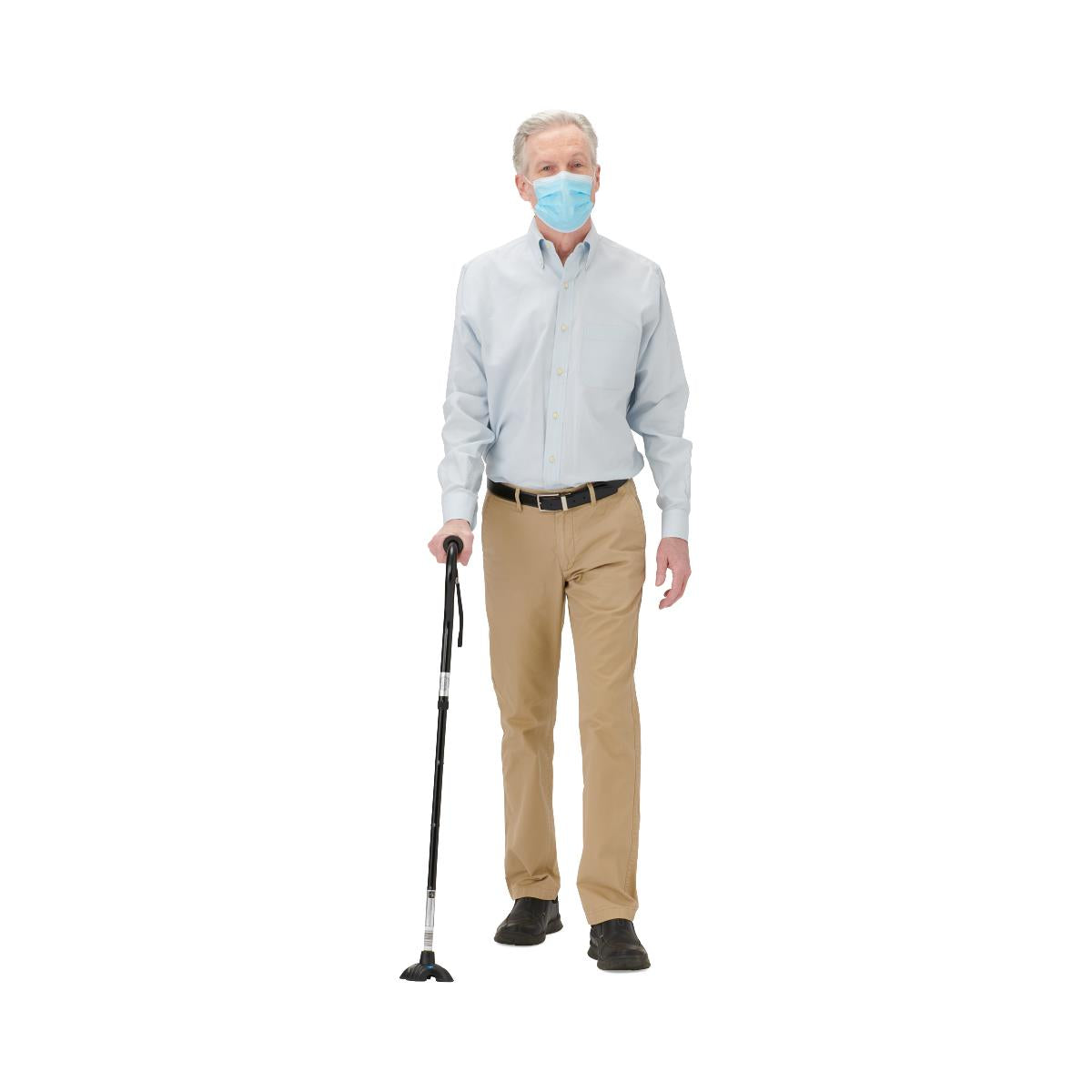 Medline Hybrid Cane, in-use scenario for real-world application and user comfort.