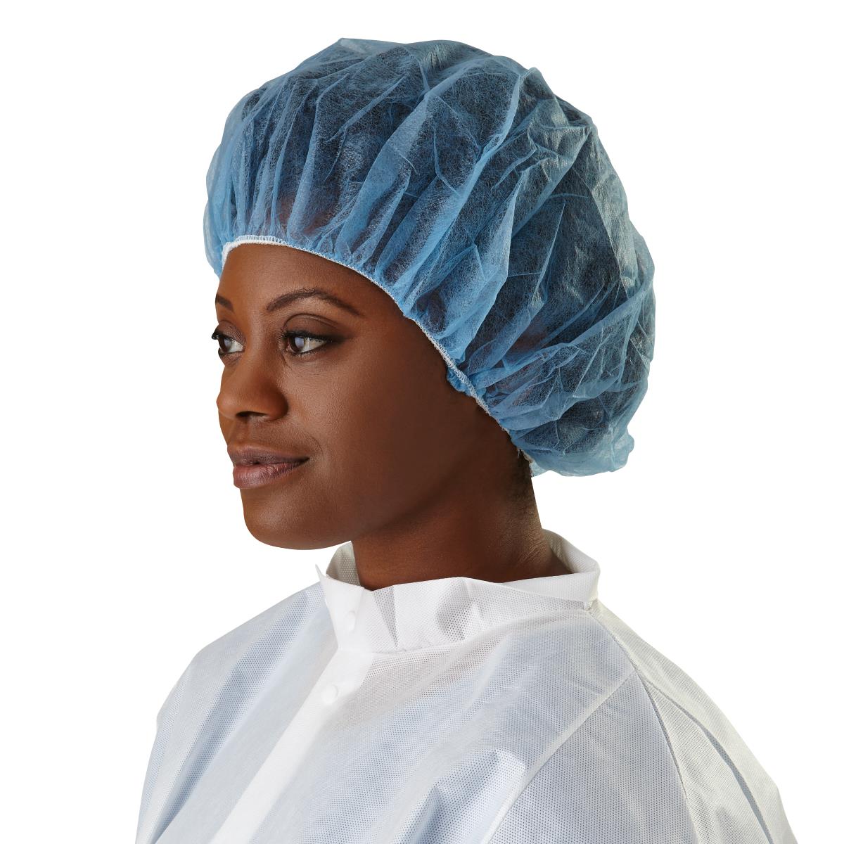 Medline Single-Ply Polypropylene Bouffant Caps - BeHope