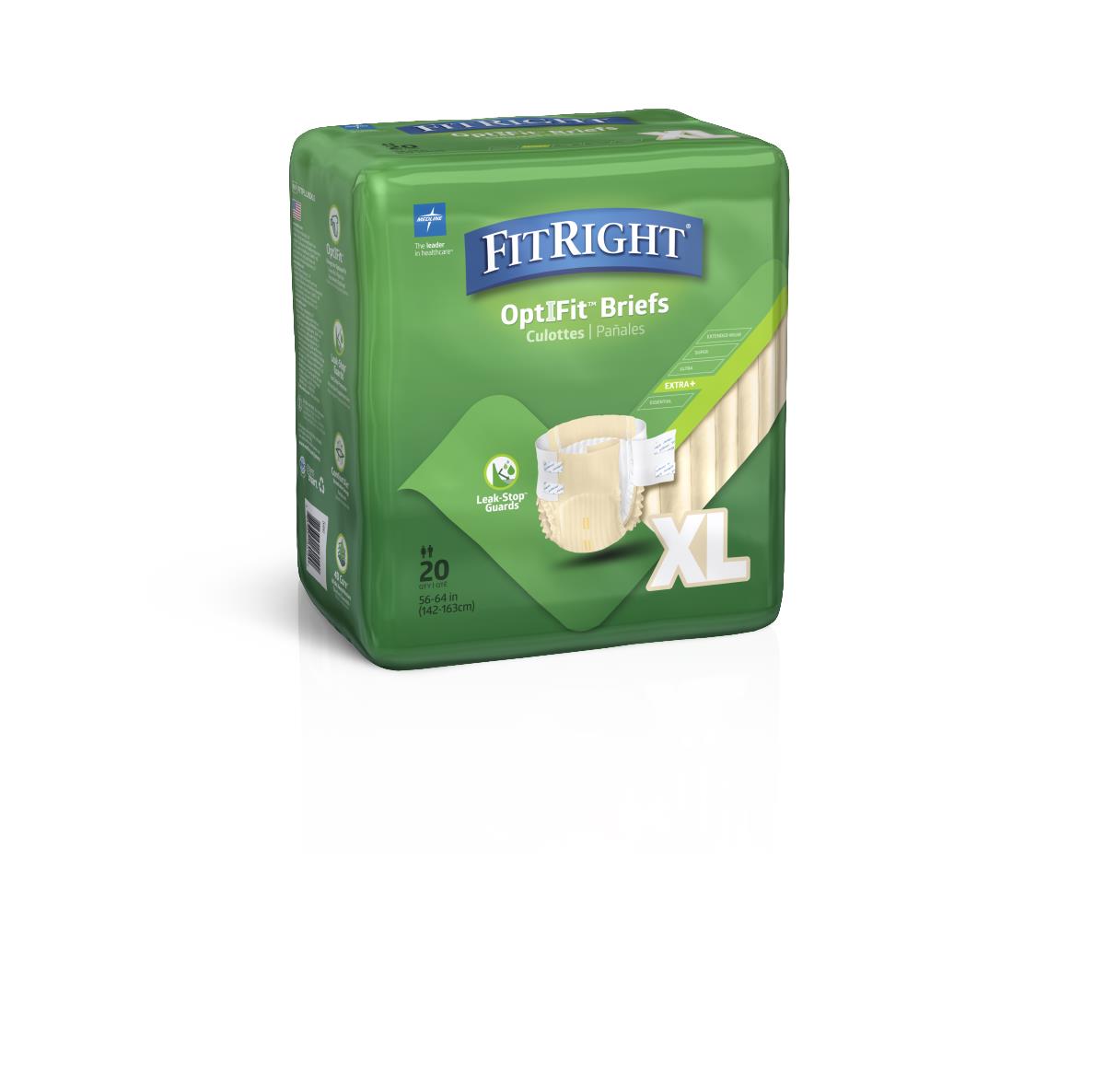FitRight Plus Incontinence Briefs - BeHope