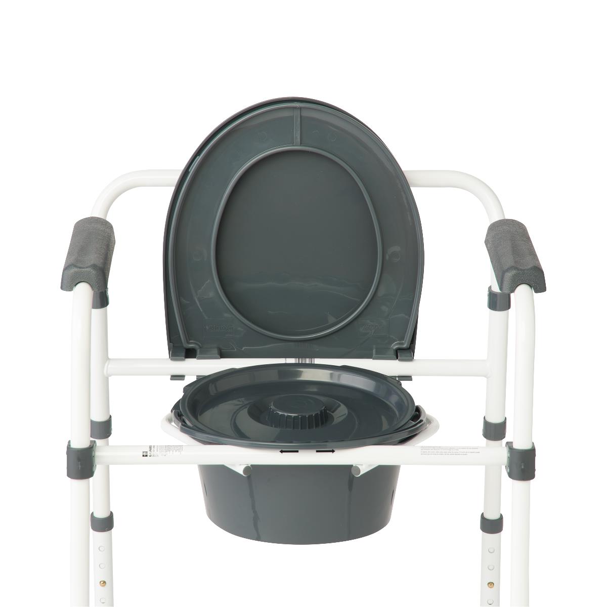Medline Steel Commode with Microban