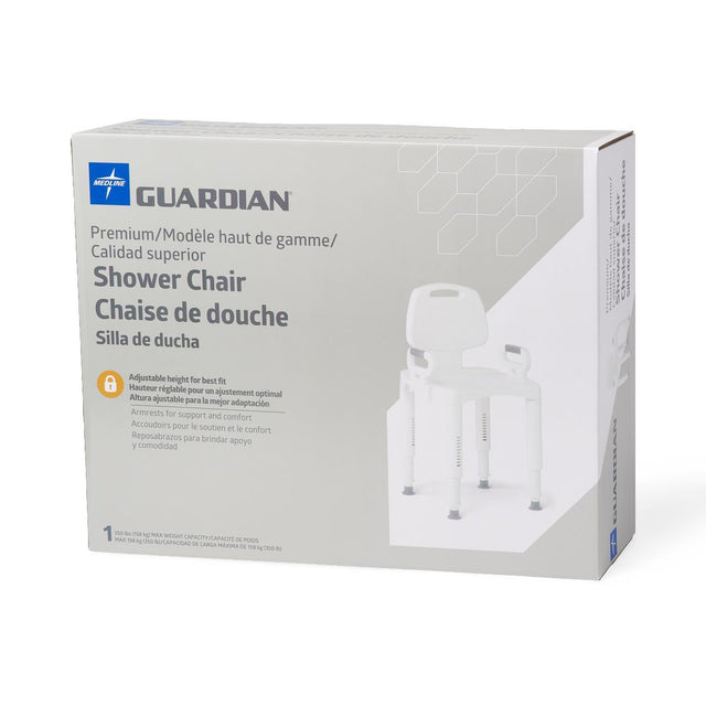 Medline Shower Chair With Arms And Back - BeHope