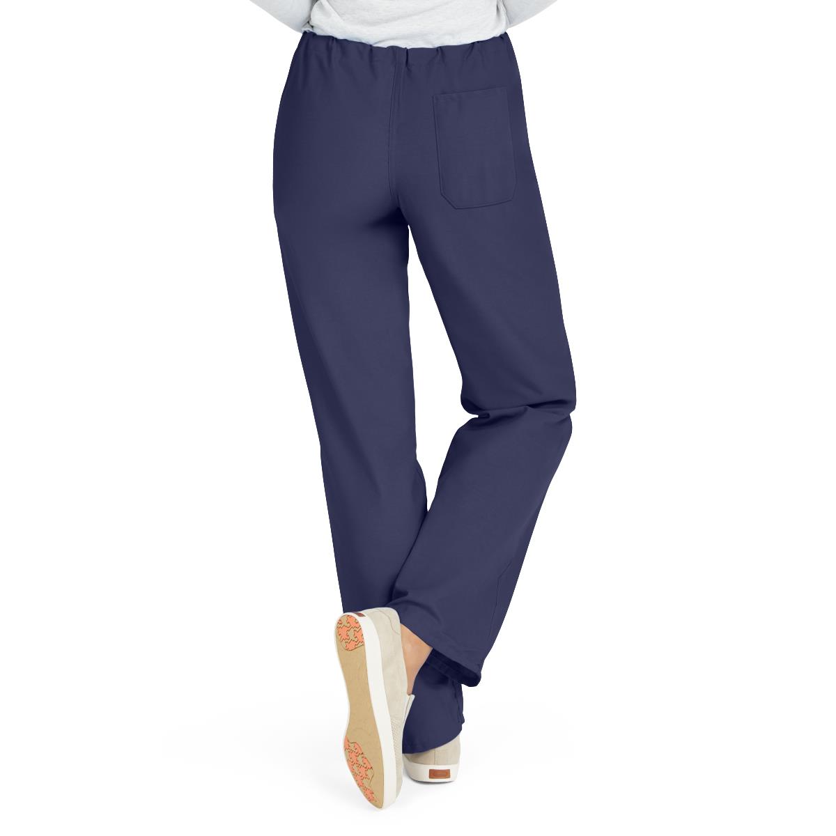 AngelStat Unisex Reversible Scrub Pants - Navy (Style 600)