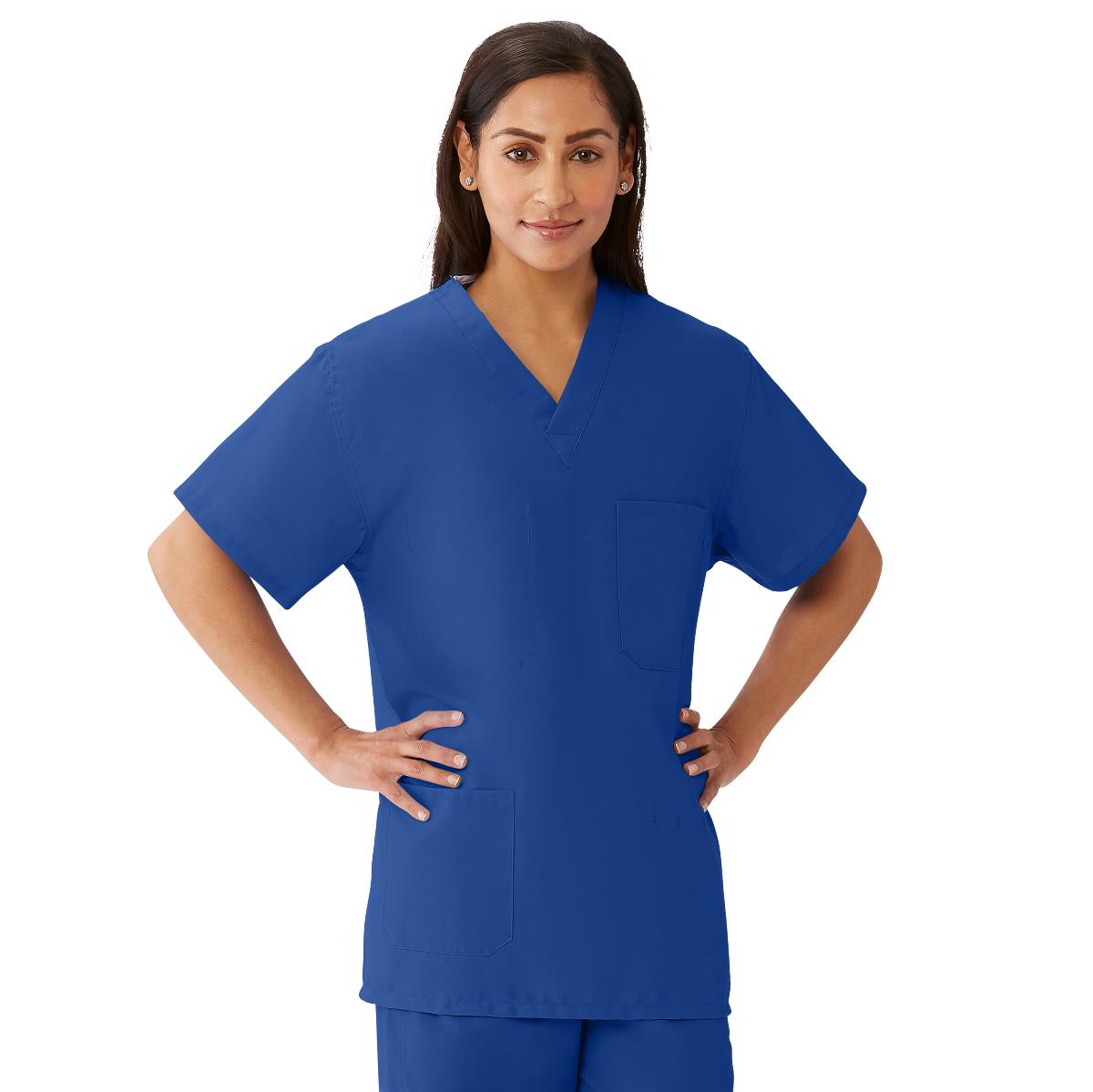 AngelStat Unisex Reversible Scrub Tops with Angelica Color Coding (Style 630)