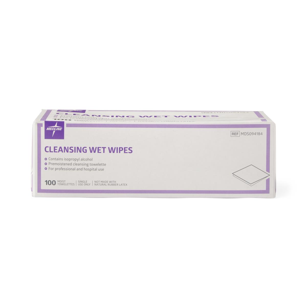 Medline Cleansing Towelettes With Isopropyl Alcohol - BeHope