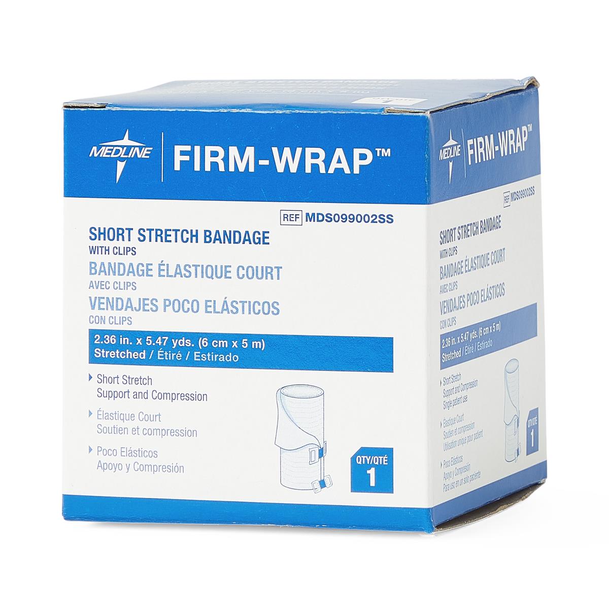 Medline Firm-Wrap Short Stretch Bandages