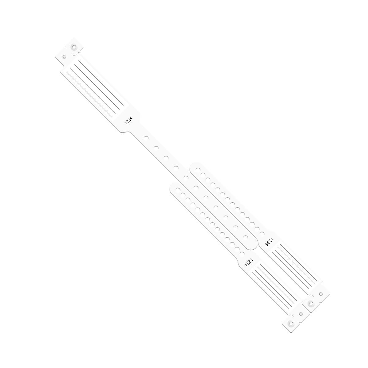 Medline Tamper Resistant Snap Closure ID Bands - BeHope
