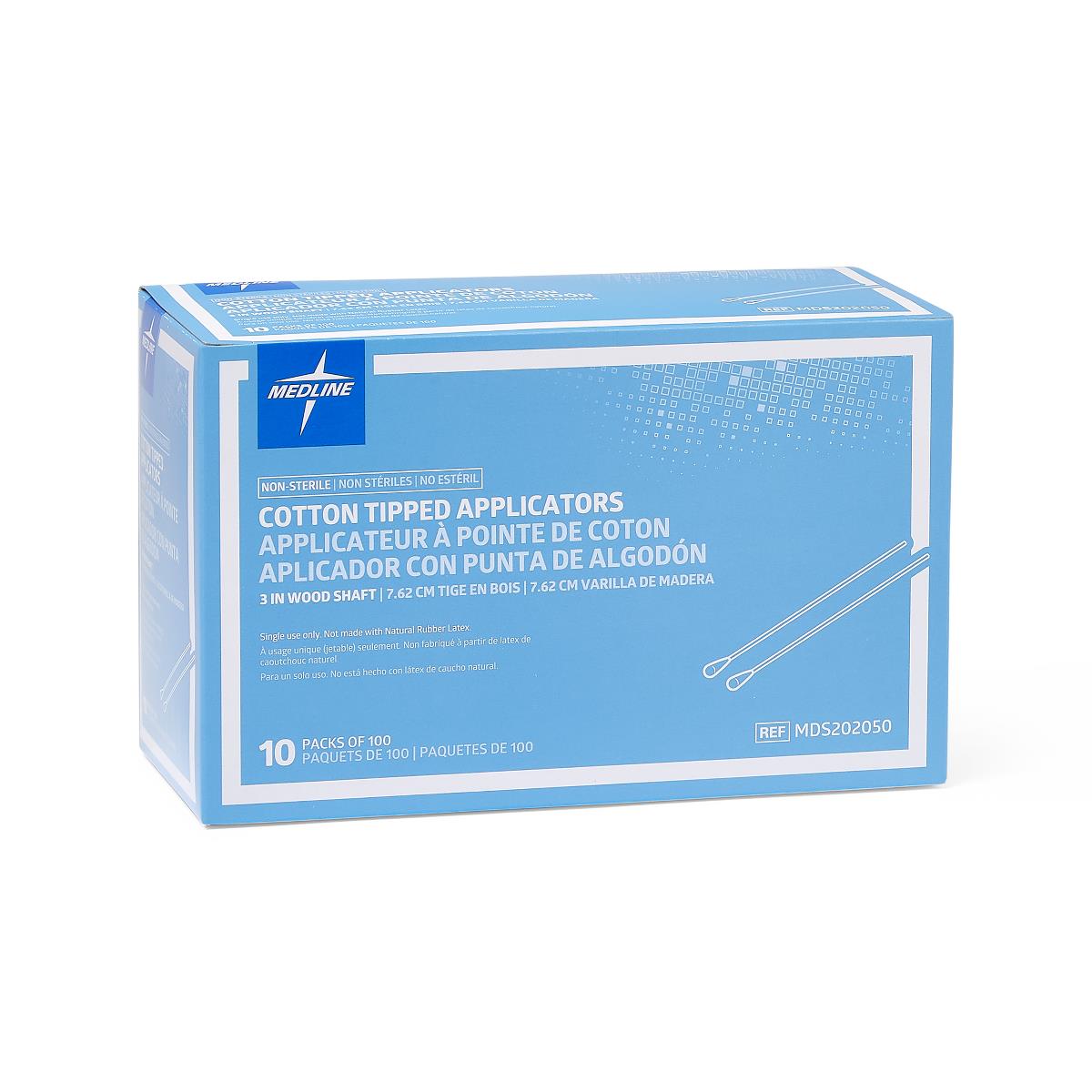 Medline Nonsterile Cotton-Tipped Applicator