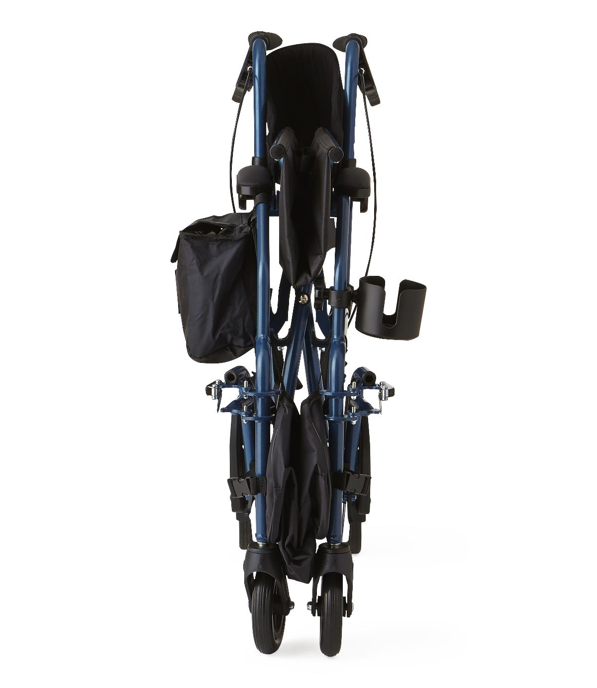 Translator Combination Rollator / Transport Chair, side view, showing wheels and handles.