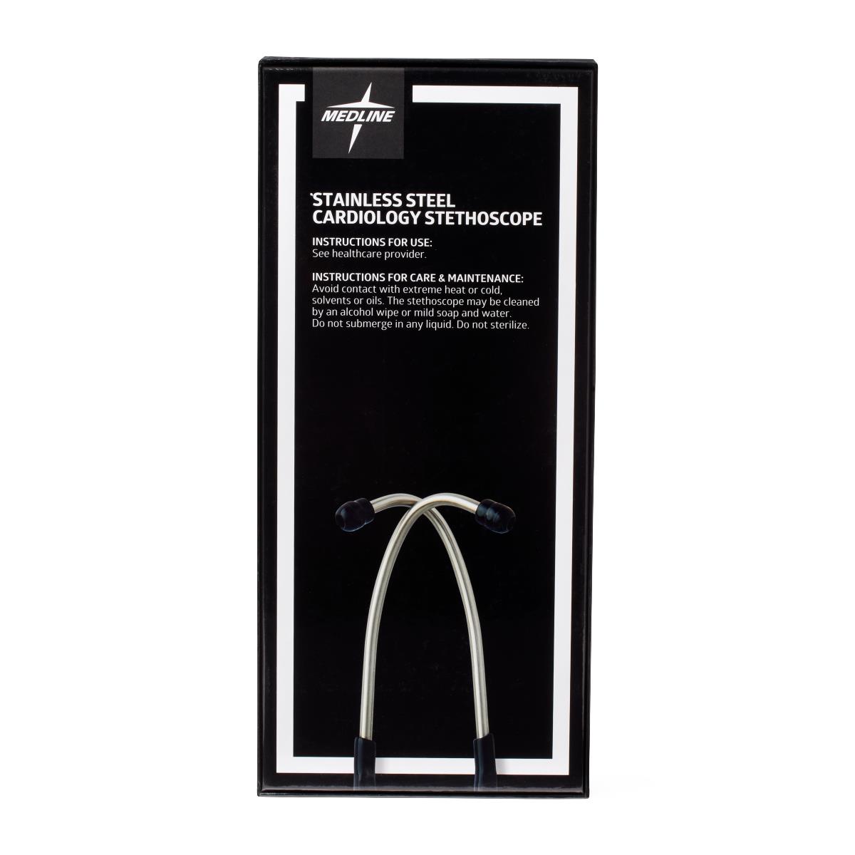 Medline Stainless Steel Cardiology Stethoscope