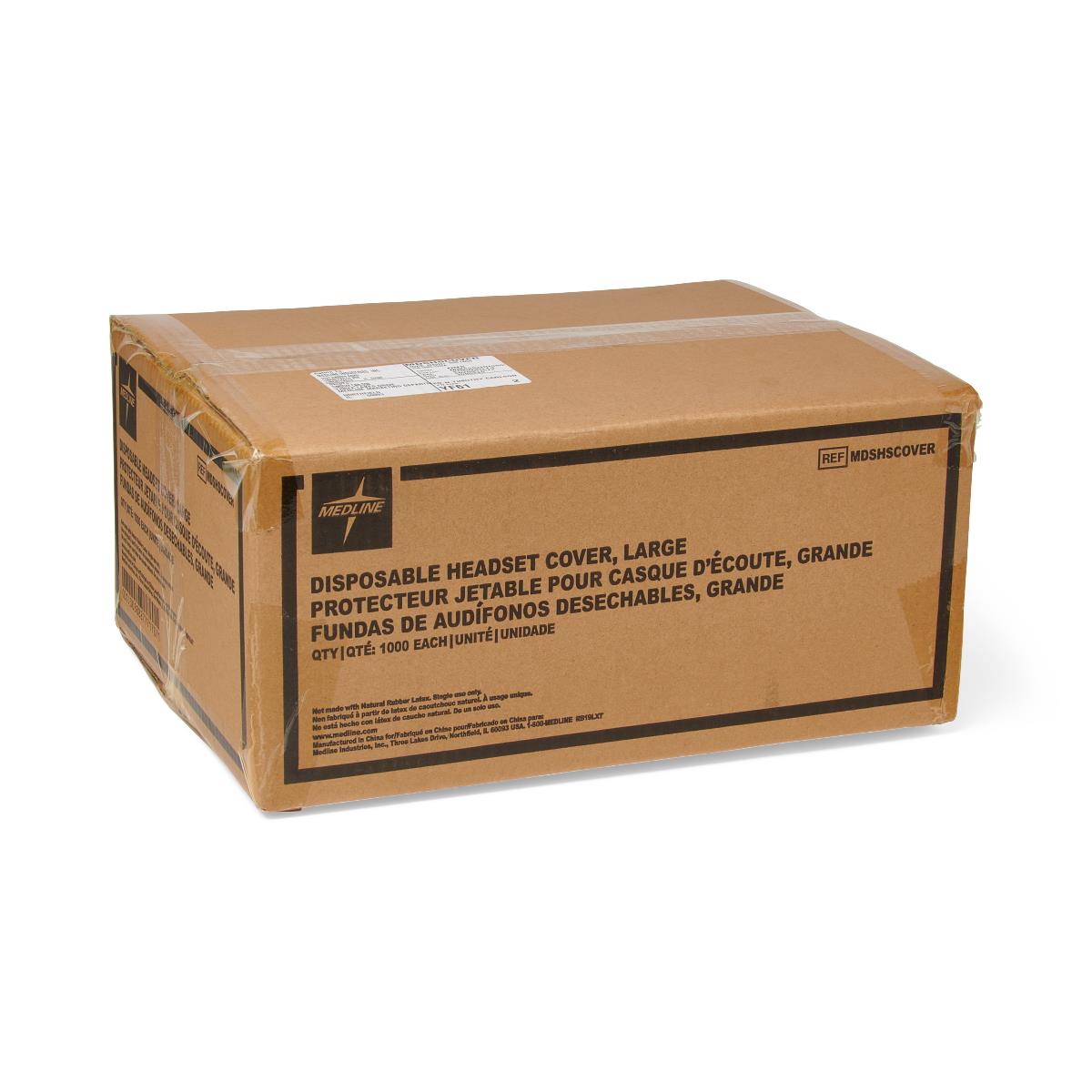 Medline Disposable Polyester Headset Covers