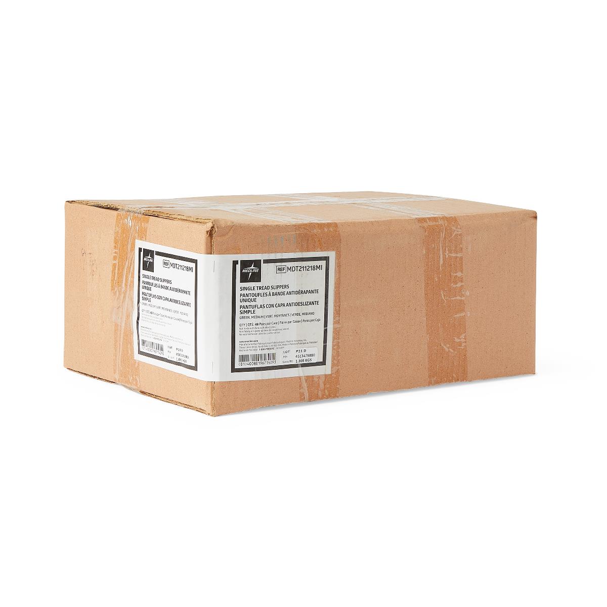 Medline Single-Tread Terry Patient Slippers
